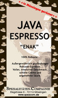 Espresso Java ENAK Robusta 250g