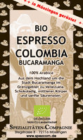 Espresso Colombia Bucaramanga Arabica BIO 250g